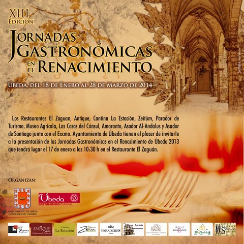 XIII Edición Jornadas Gastronómicas en el Renacimiento